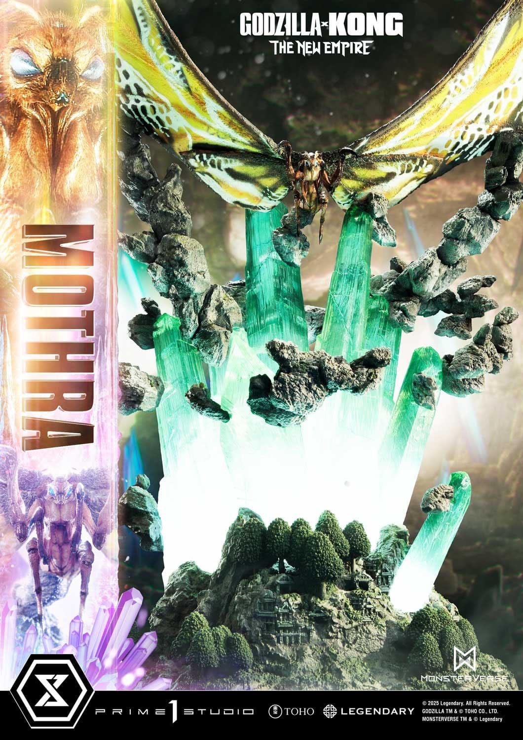 Godzilla x Kong: The New Empire Ultimate Diorama Masterline Series Statue Mothra Bonus Version 113 cm