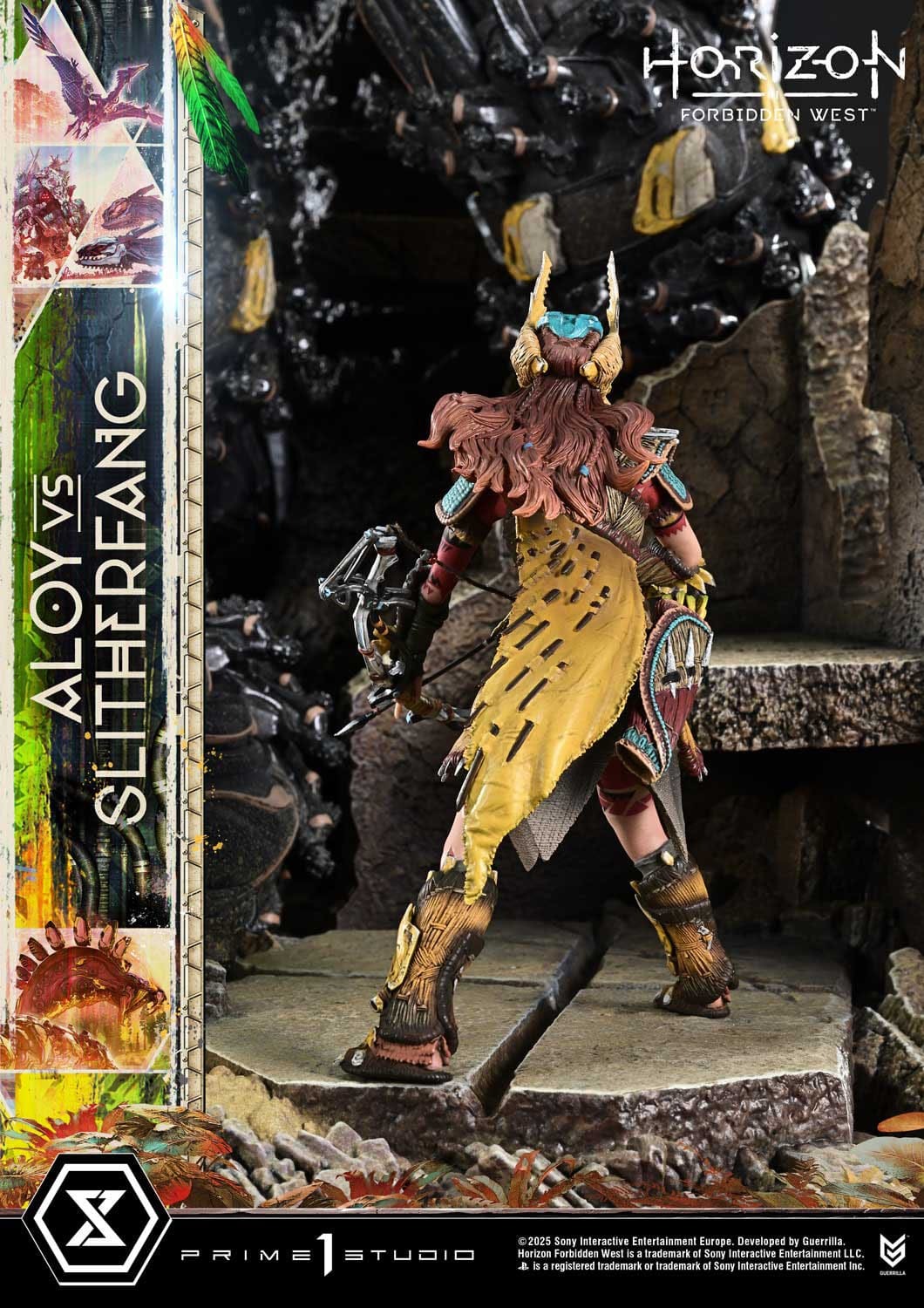 Horizon Forbidden West Ultimate Diorama Masterline Series Statue Aloy vs. The Slitherfang 82 cm