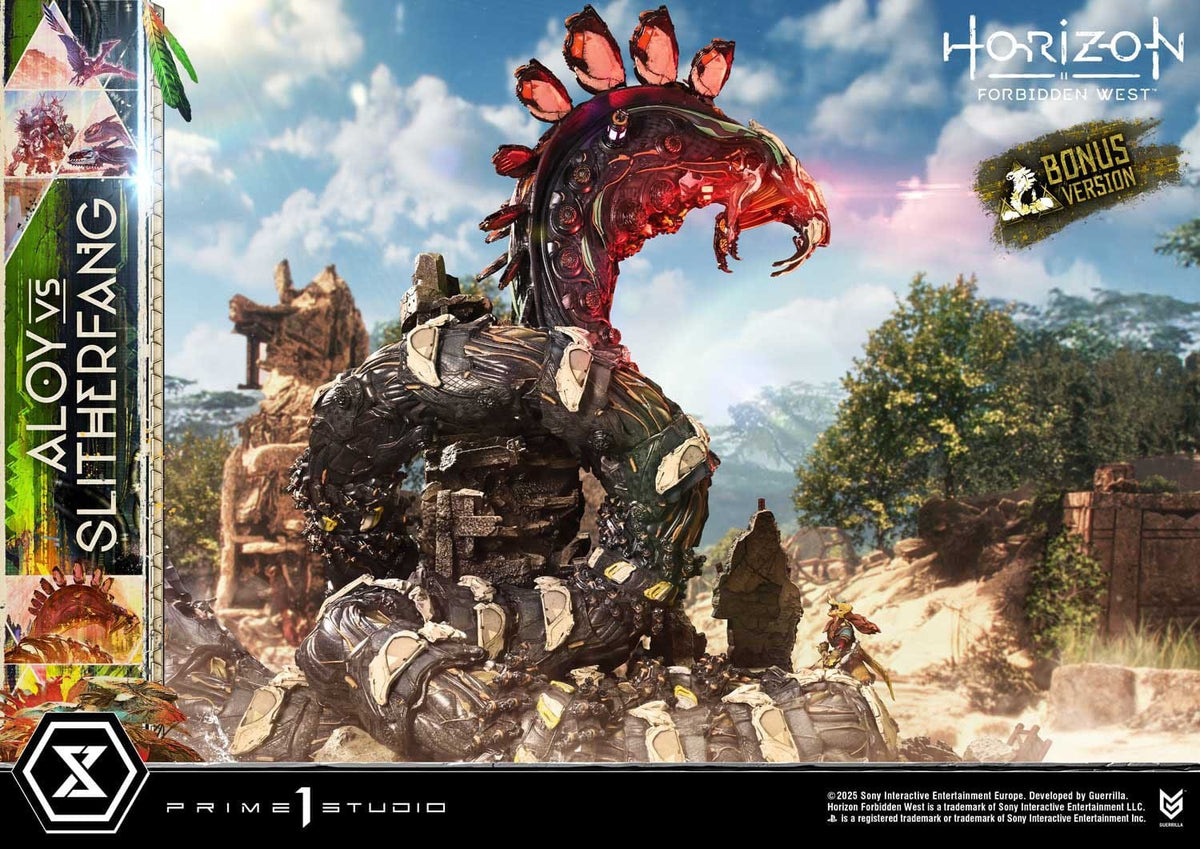 Horizon Forbidden West Ultimate Diorama Masterline Series Statue Aloy vs. The Slitherfang Bonus Version 82 cm