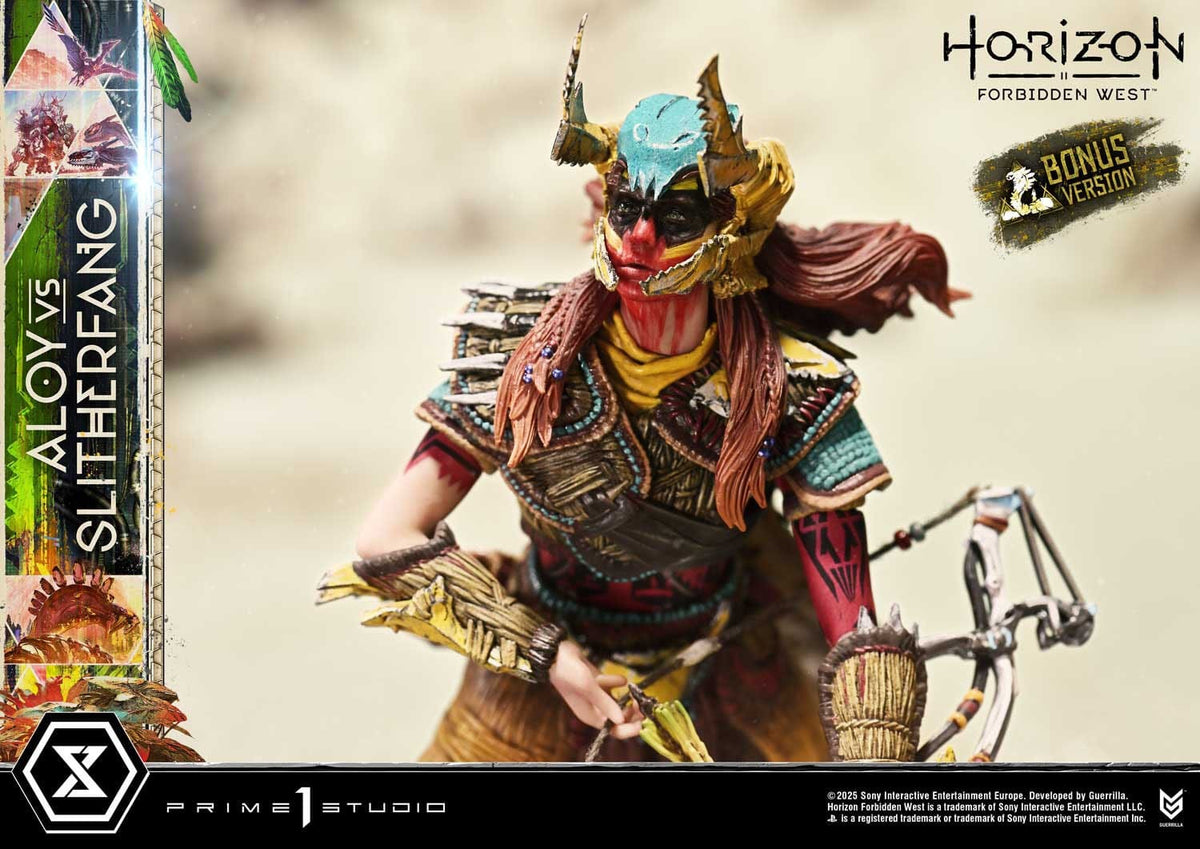 Horizon Forbidden West Ultimate Diorama Masterline Series Statue Aloy vs. The Slitherfang Bonus Version 82 cm