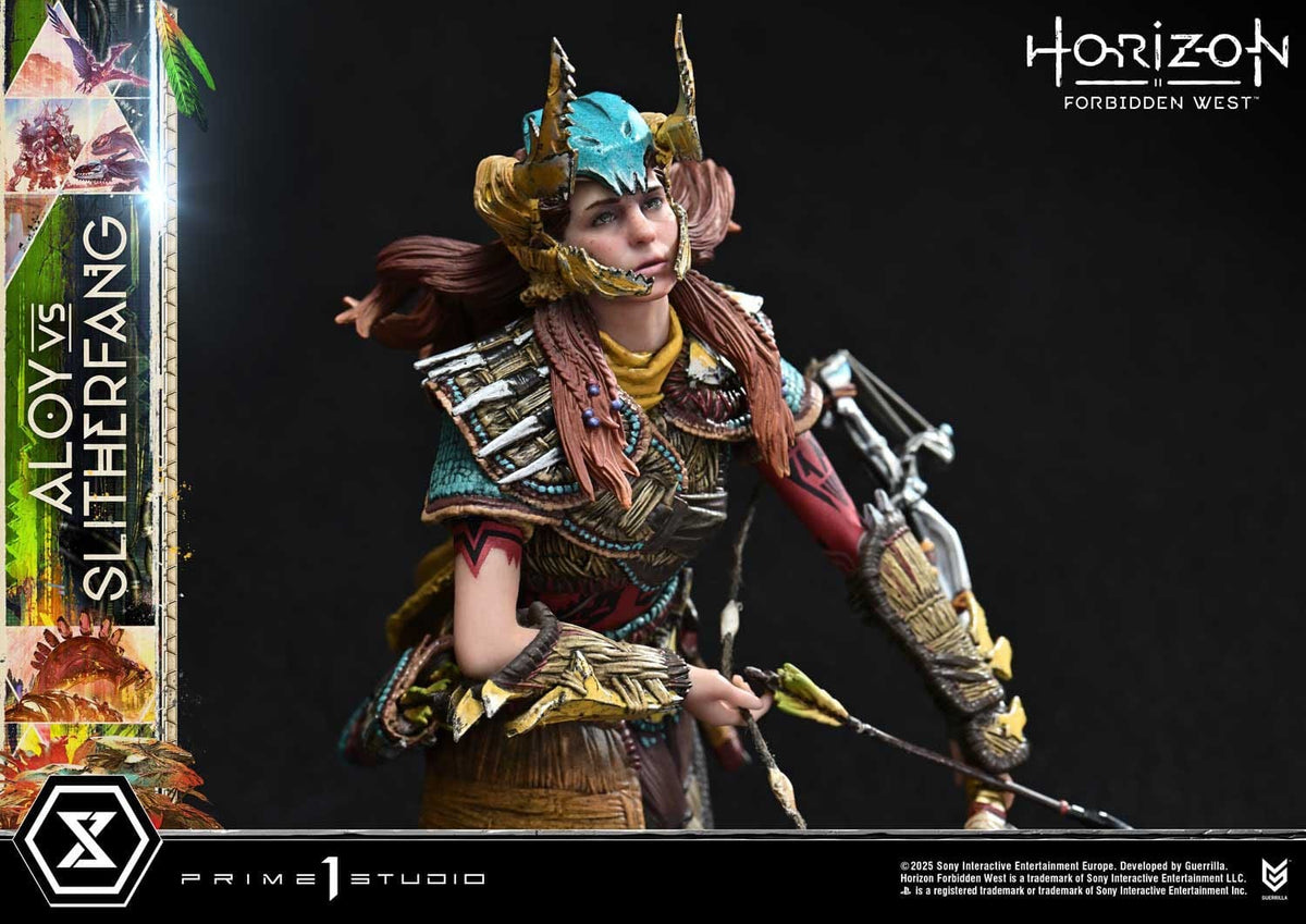 Horizon Forbidden West Ultimate Diorama Masterline Series Statue Aloy vs. The Slitherfang Bonus Version 82 cm
