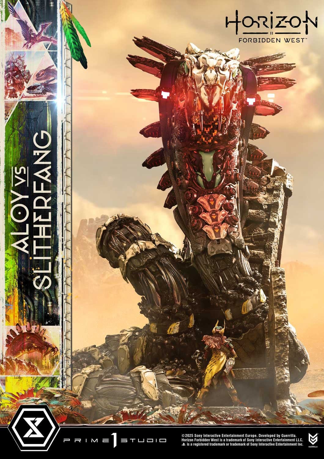 Horizon Forbidden West Ultimate Diorama Masterline Series Statue Aloy vs. The Slitherfang Bonus Version 82 cm