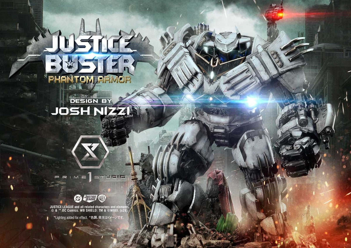 DC Comics Ultimate Museum Masterline Statue Justice Buster: Phantom Armor (Design By Josh Nizzi) 88 cm
