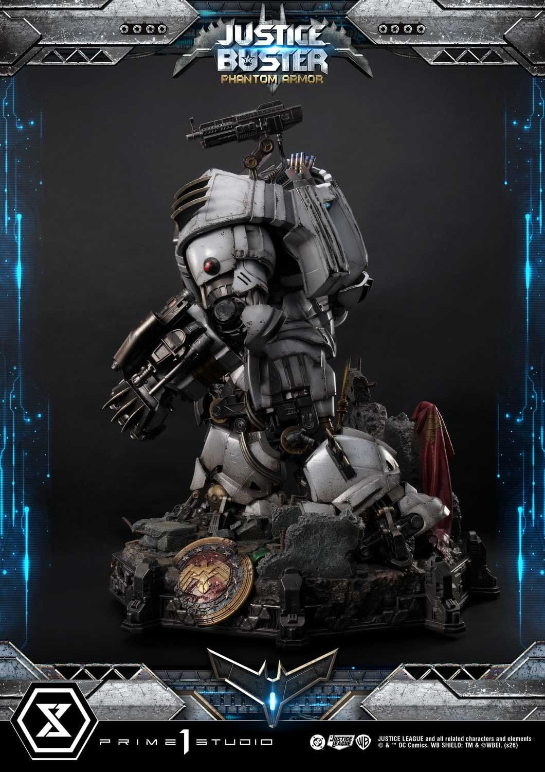 DC Comics Ultimate Museum Masterline Statue Justice Buster: Phantom Armor (Design By Josh Nizzi) 88 cm