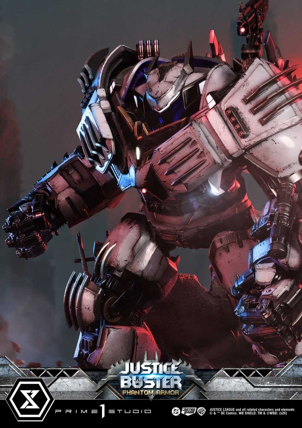 DC Comics Ultimate Museum Masterline Statue Justice Buster: Phantom Armor (Design By Josh Nizzi) 88 cm