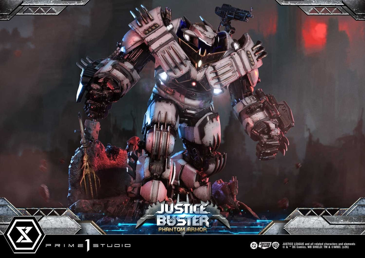 DC Comics Ultimate Museum Masterline Statue Justice Buster: Phantom Armor (Design By Josh Nizzi) 88 cm