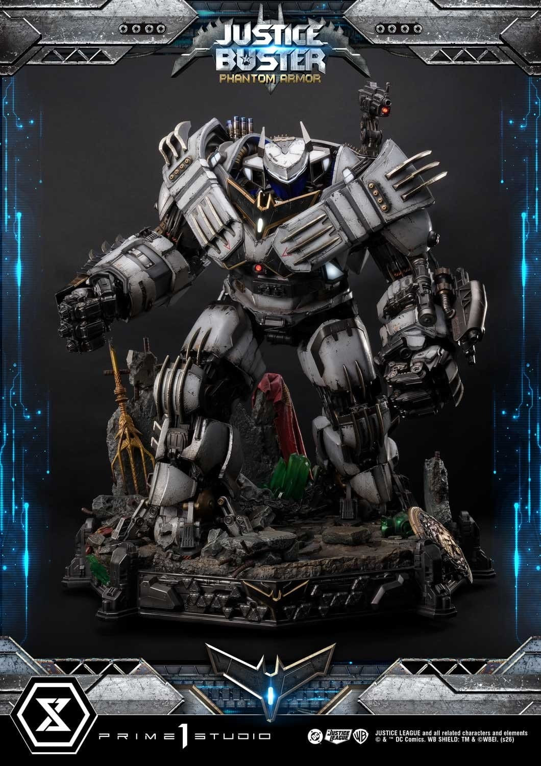 DC Comics Ultimate Museum Masterline Statue Justice Buster: Phantom Armor (Design By Josh Nizzi) Ultimate Version 88 cm