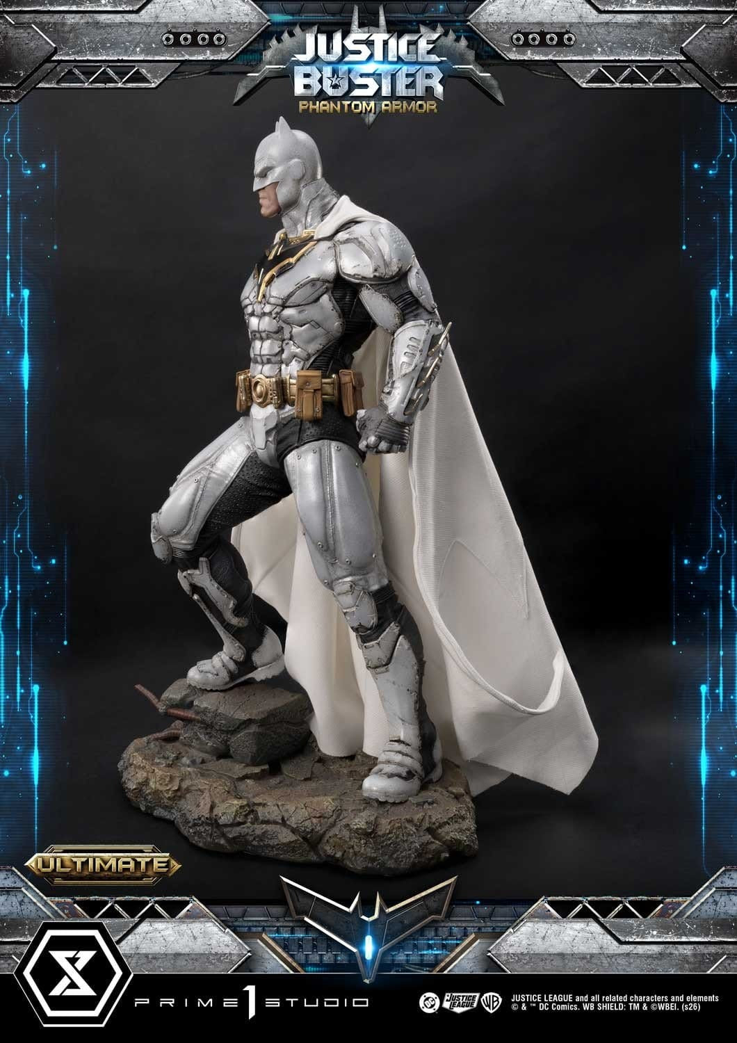DC Comics Ultimate Museum Masterline Statue Justice Buster: Phantom Armor (Design By Josh Nizzi) Ultimate Version 88 cm
