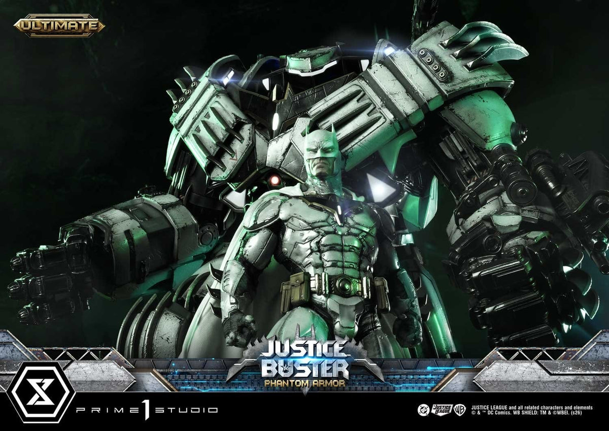 DC Comics Ultimate Museum Masterline Statue Justice Buster: Phantom Armor (Design By Josh Nizzi) Ultimate Bonus Version 88 cm