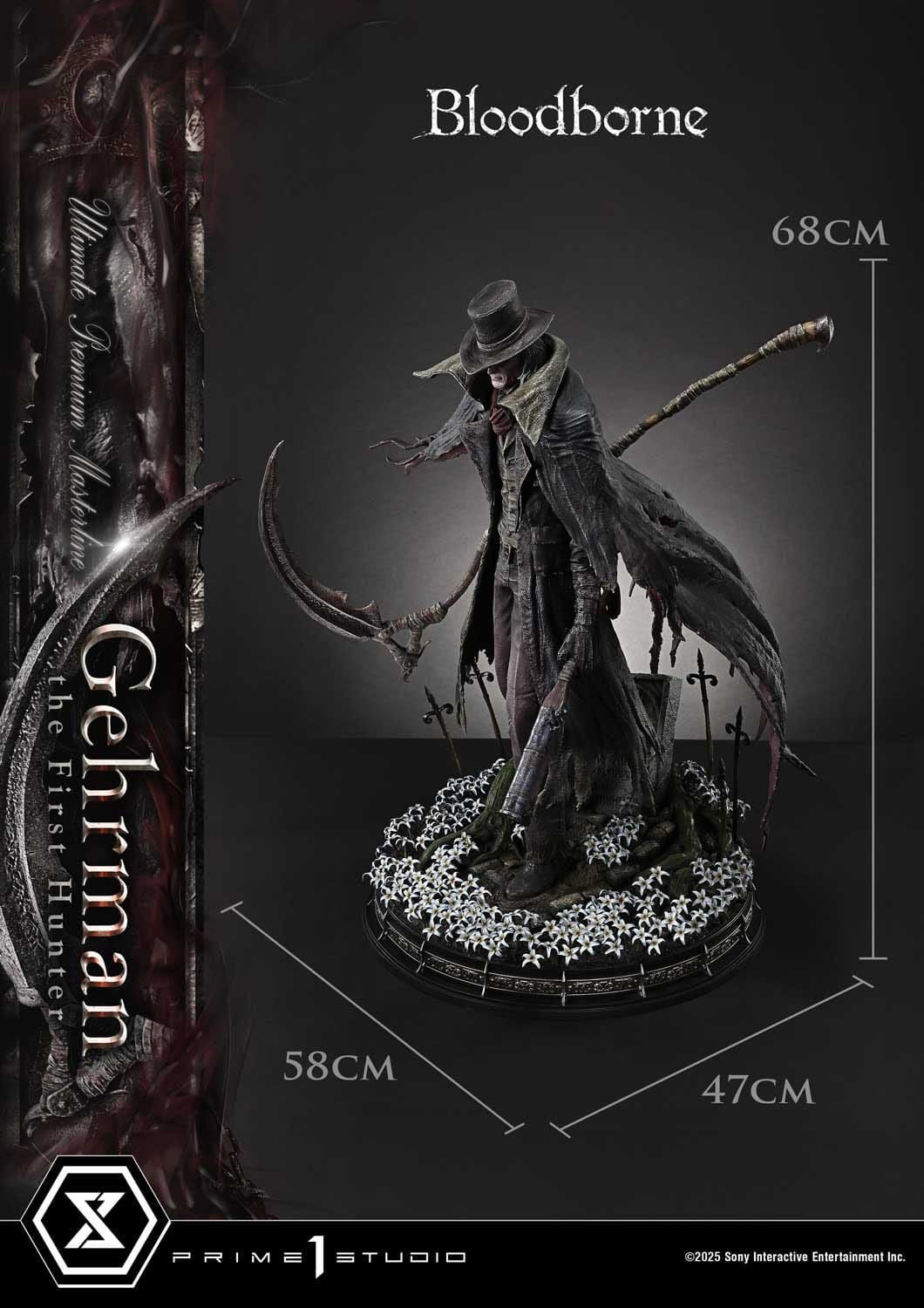 Bloodborne Ultimate Premium Masterline Series Statue 1/4 Gehrman 68 cm