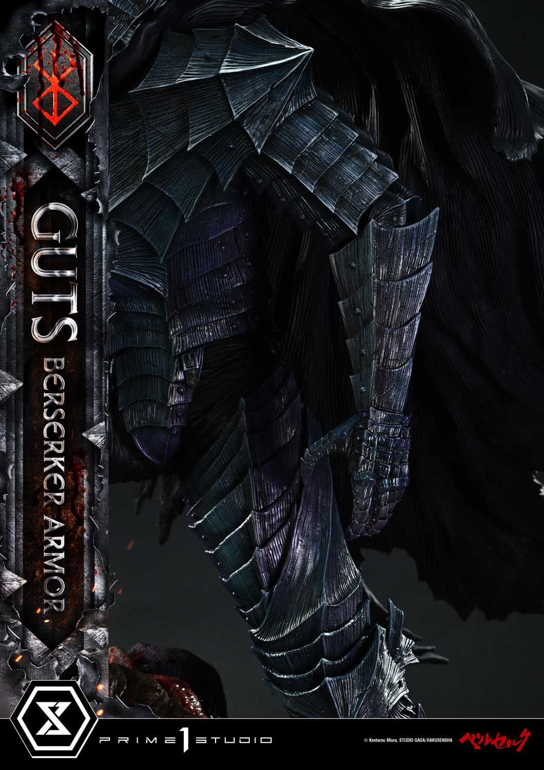 Berserk Ultimate Premium Masterline Series Statue 1/4 Guts, Berserker Armor Grunbeld vs. Guts 94 cm