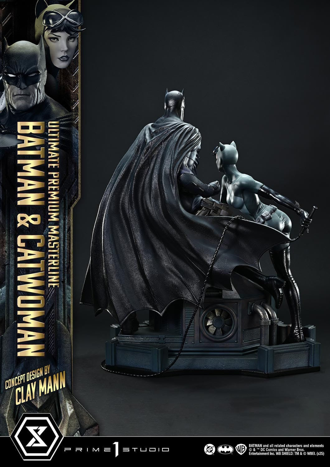 DC Comics Ultimate Premium Masterline Series Statue 1/4 Batman &amp; Catwoman (Concept Design by Clay Mann) 56 cm