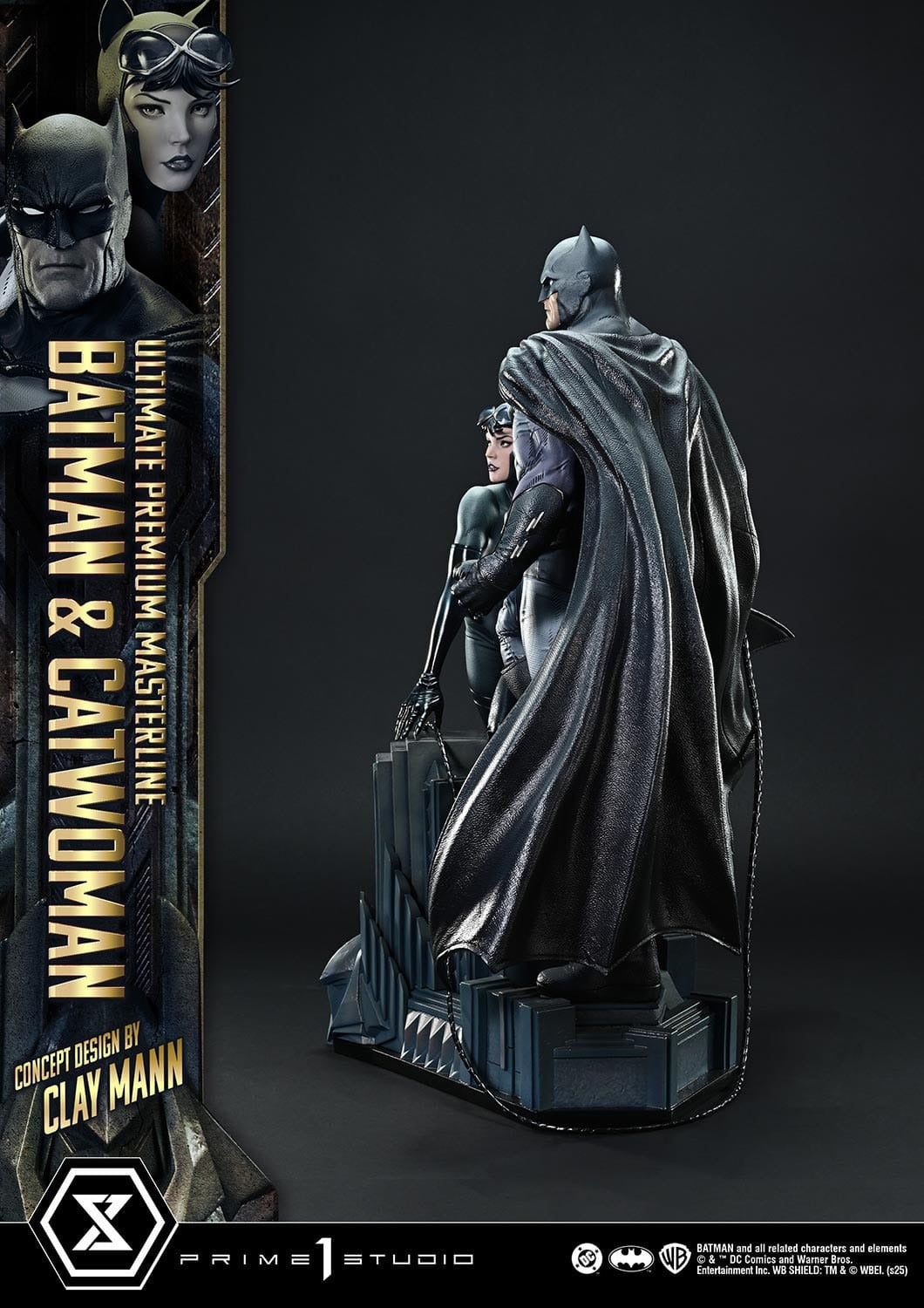 DC Comics Ultimate Premium Masterline Series Statue 1/4 Batman &amp; Catwoman (Concept Design by Clay Mann) 56 cm
