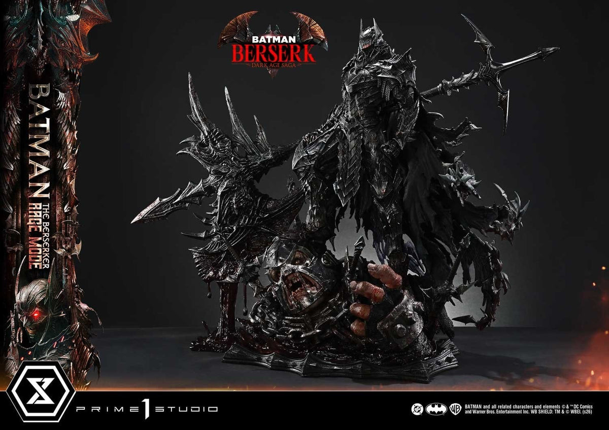 DC Comics Ultimate Premium Masterline Series Statue 1/4 Batman (Comics) Batman: The Berserker Rage Mode Deluxe Version 93 cm