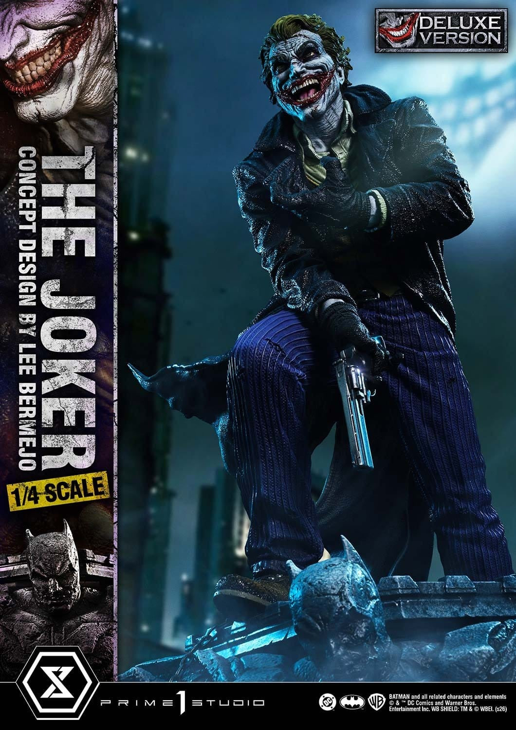 DC Comics Ultimate Premium Masterline Series Statue 1/4 The Joker (Concept Design by Lee Bermejo) Deluxe Version 53 cm