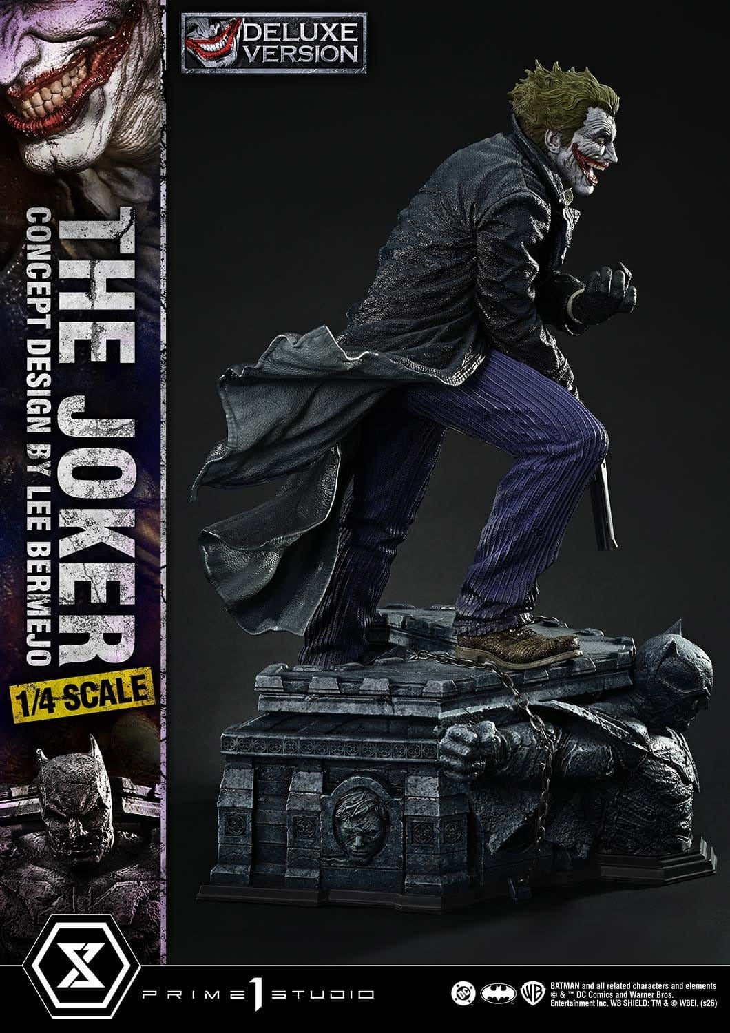 DC Comics Ultimate Premium Masterline Series Statue 1/4 The Joker (Concept Design by Lee Bermejo) Deluxe Version 53 cm