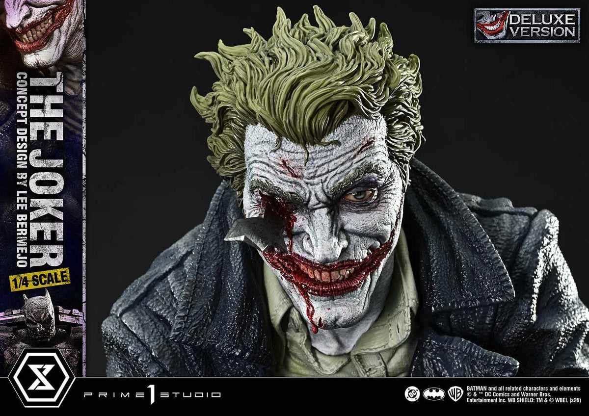 DC Comics Ultimate Premium Masterline Series Statue 1/4 The Joker (Concept Design by Lee Bermejo) Deluxe Version 53 cm