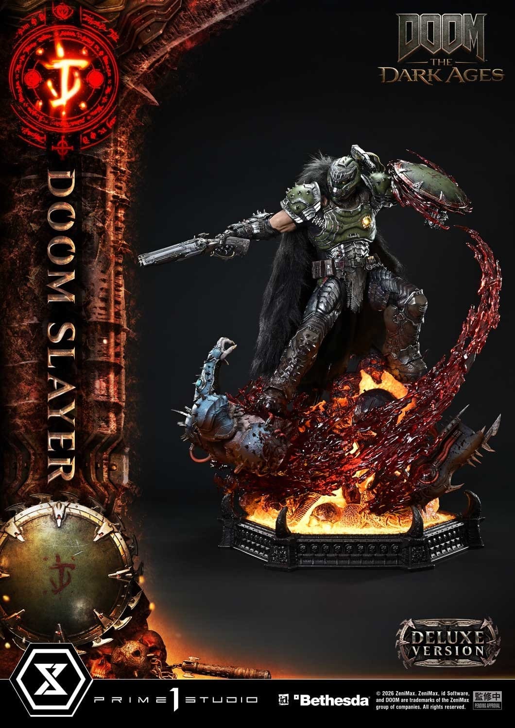 DOOM: The Dark Ages Ultimate Premium Masterline Series Statue 1/4 DOOM Slayer Deluxe Version 77 cm