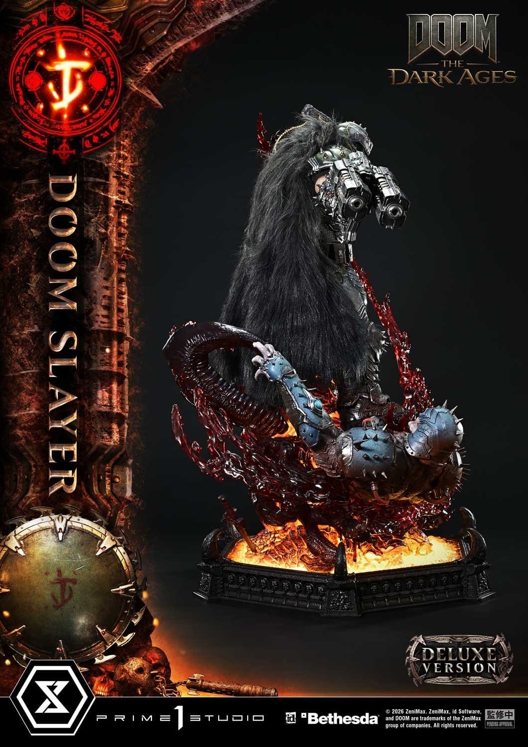 DOOM: The Dark Ages Ultimate Premium Masterline Series Statue 1/4 DOOM Slayer Deluxe Version 77 cm