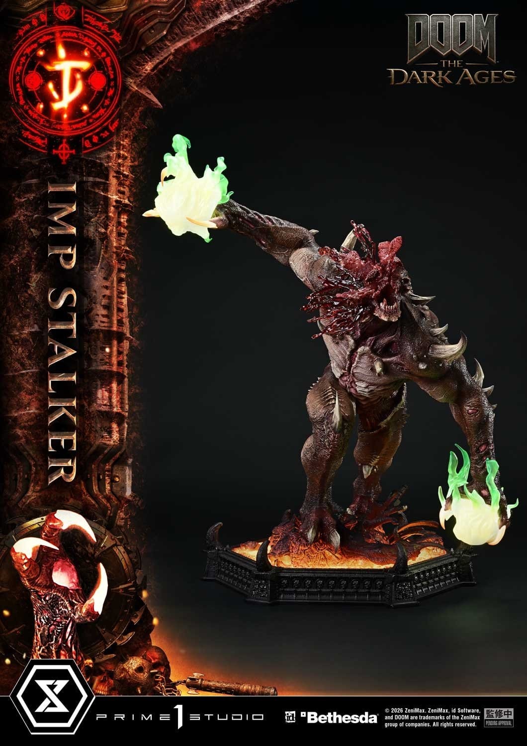 DOOM: The Dark Ages Ultimate Premium Masterline Series Statue 1/4 Imp Stalker Bonus Version 77 cm
