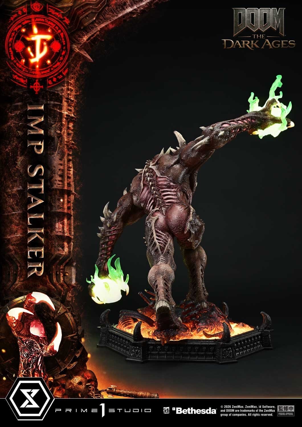 DOOM: The Dark Ages Ultimate Premium Masterline Series Statue 1/4 Imp Stalker Bonus Version 77 cm