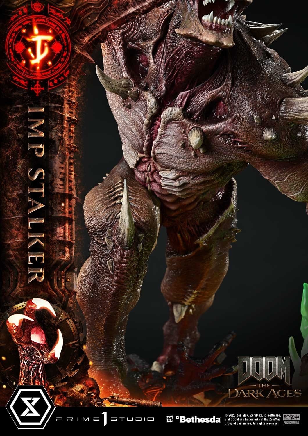 DOOM: The Dark Ages Ultimate Premium Masterline Series Statue 1/4 Imp Stalker Bonus Version 77 cm