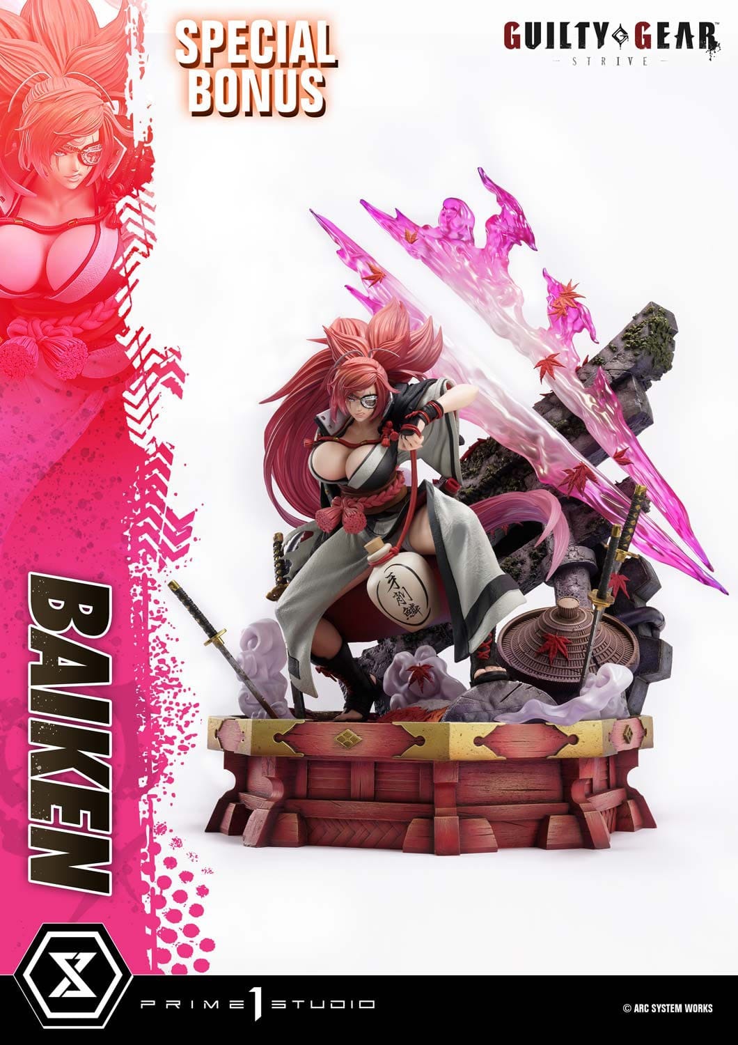 Guilty Gear Strive Ultimate Premium Masterline Series Statue 1/4 Baiken Bonus Version 80 cm