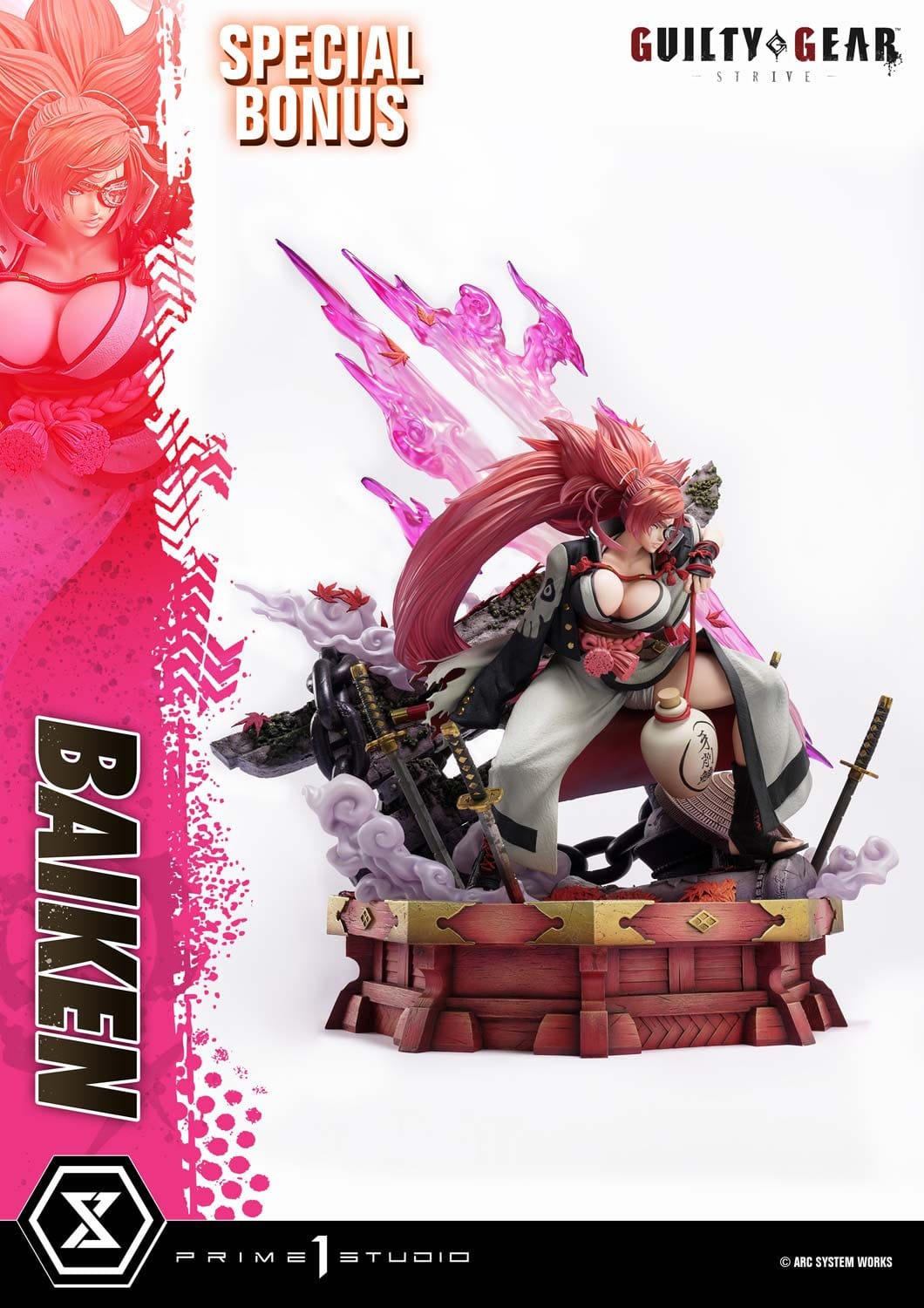 Guilty Gear Strive Ultimate Premium Masterline Series Statue 1/4 Baiken Bonus Version 80 cm