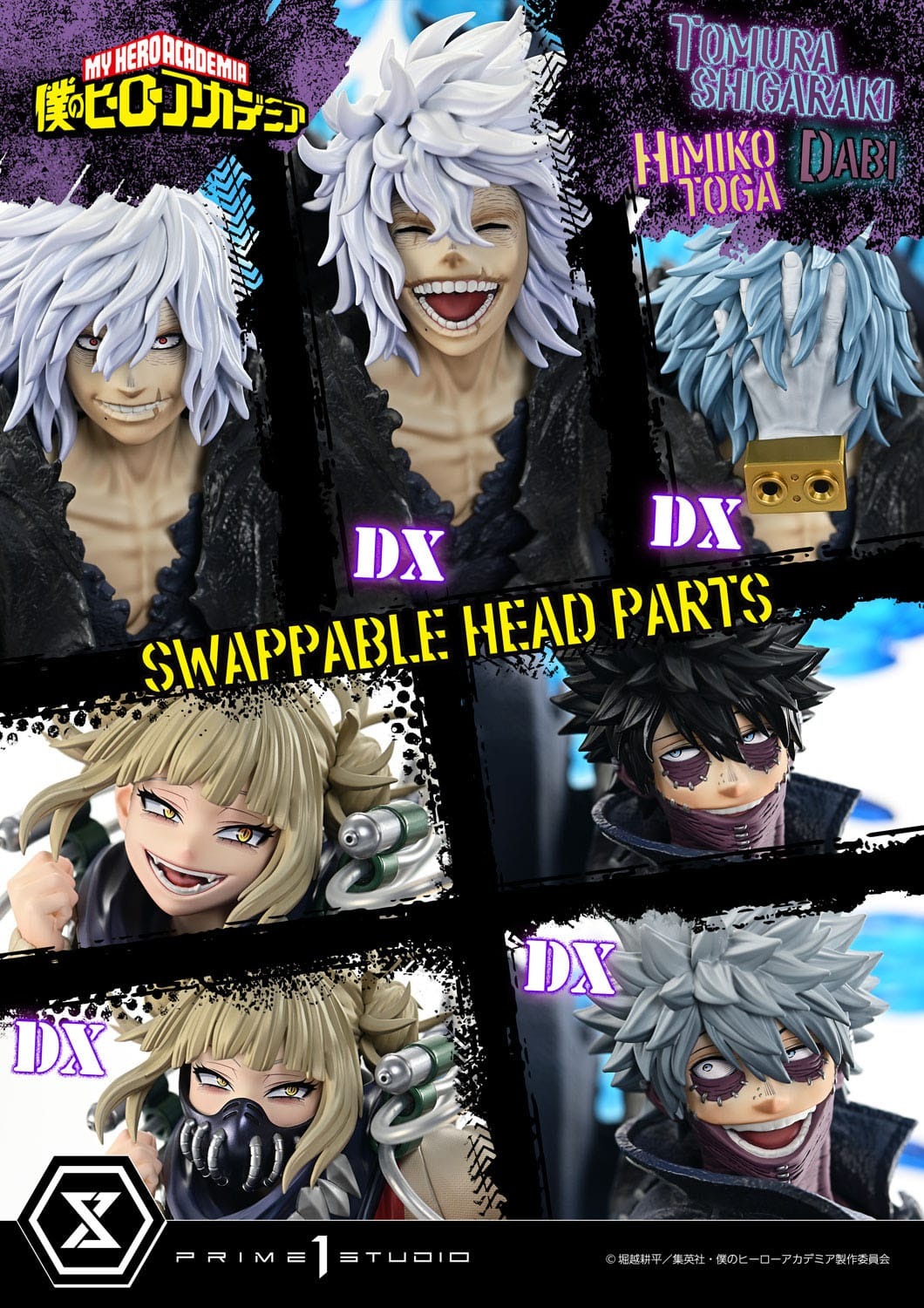 My Hero Academia Statue Ultimate Premium Masterline Tomura Tomura Shigaraki, Dabi & Himiko Toga Deluxe Version 69 cm