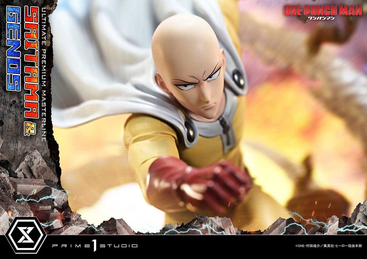 One-Punch Man Ultimate Premium Masterline Series Statue 1/4 Saitama & Genos 73 cm