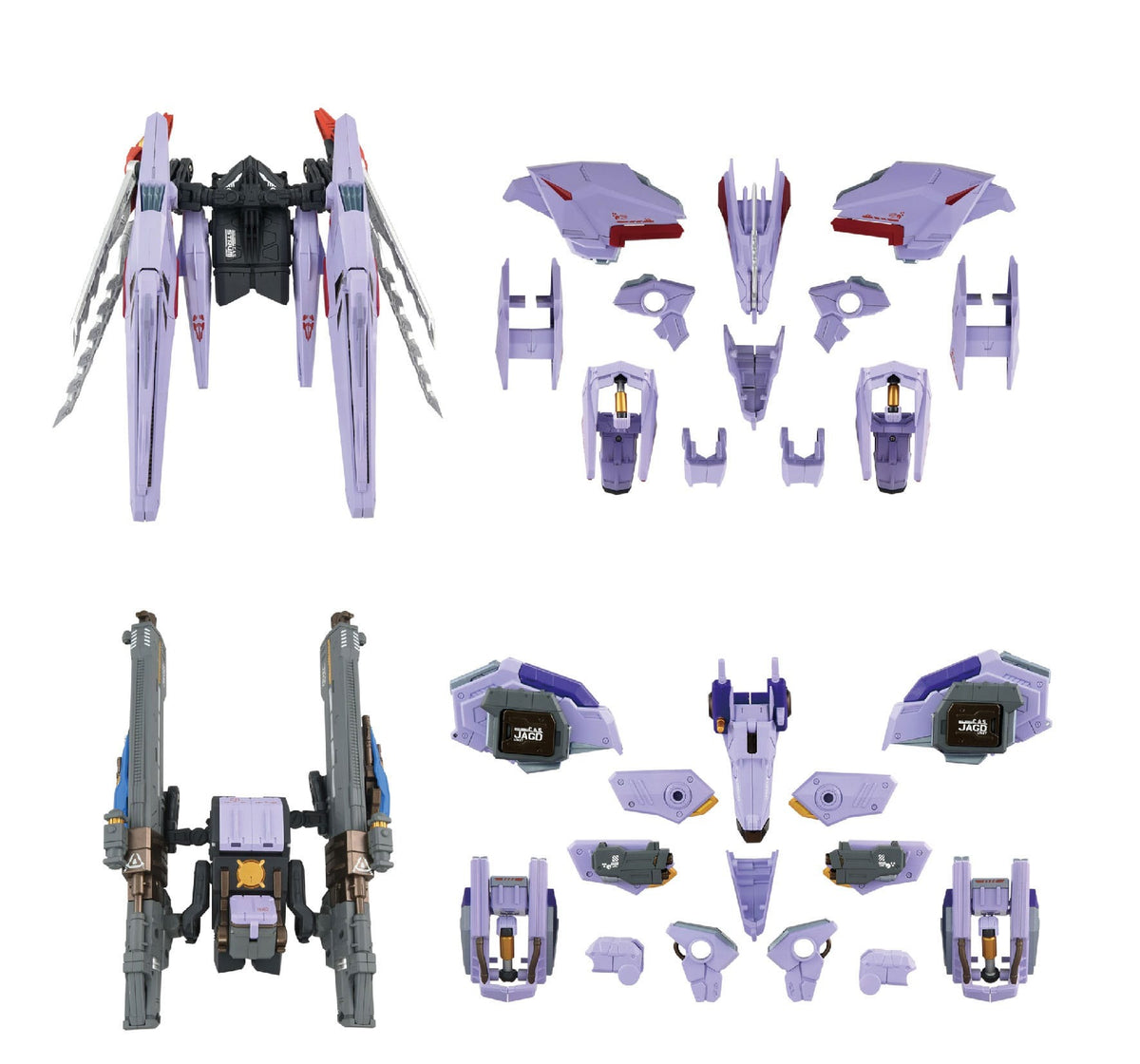 Zoids Model Kit Accesoory Set AM-Z01CP Berserk Fury Sturm &amp; Jagd Unit