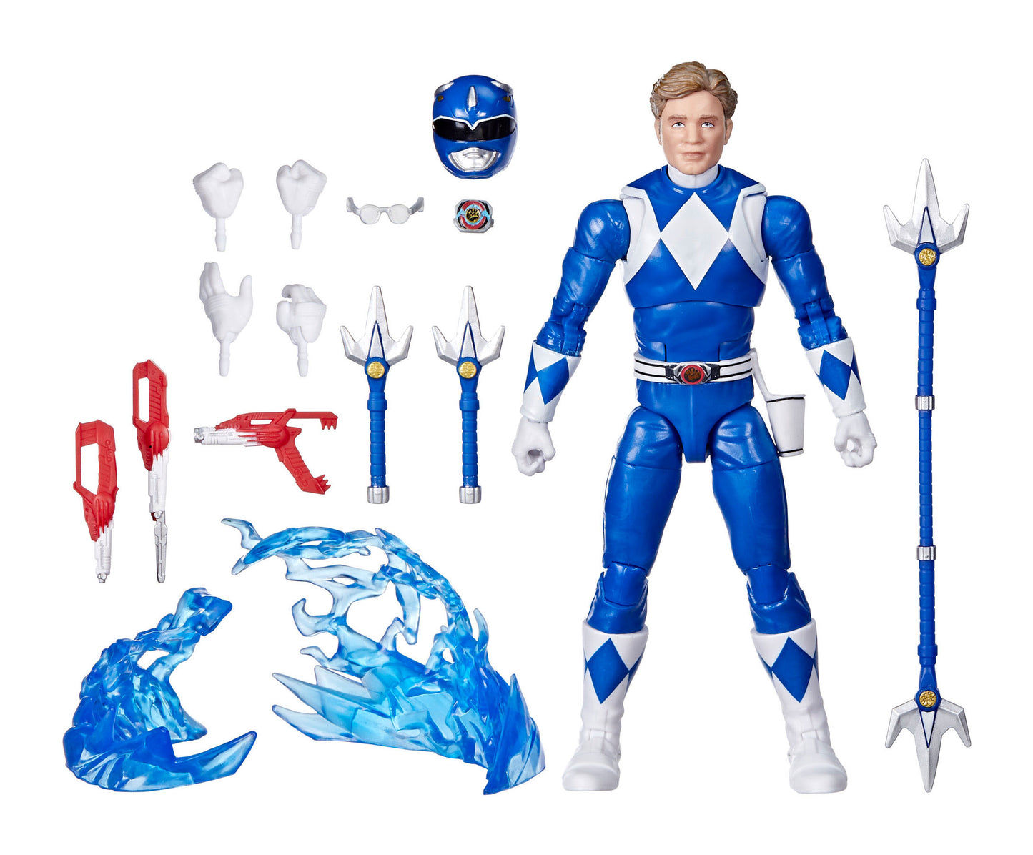 Power Rangers Mighty Morphin Ligtning Collection Blue Ranger 15cm