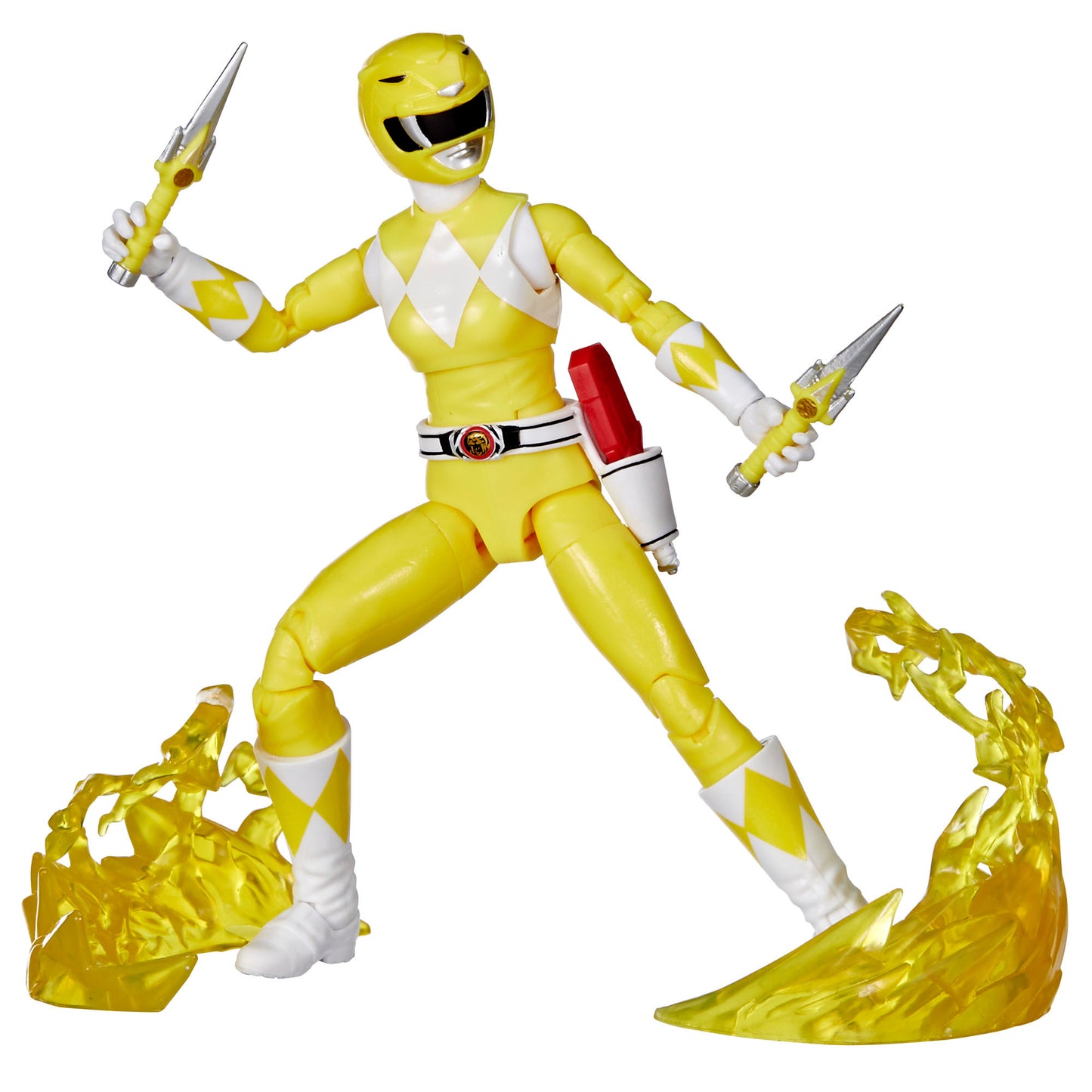 Power Rangers Lighting Collection Mighty Morphin Yellow Ranger - 15cm