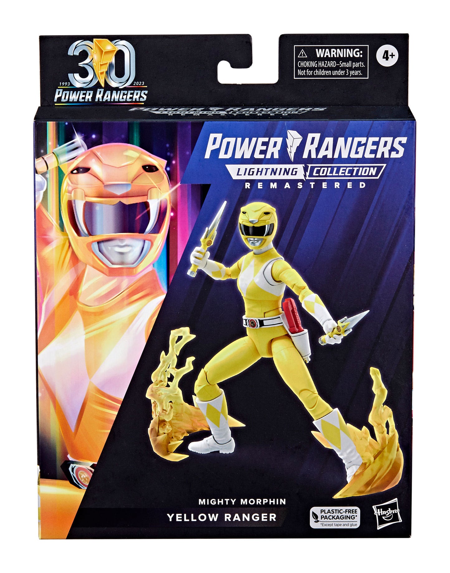 Power Rangers Lighting Collection Mighty Morphin Yellow Ranger - 15cm