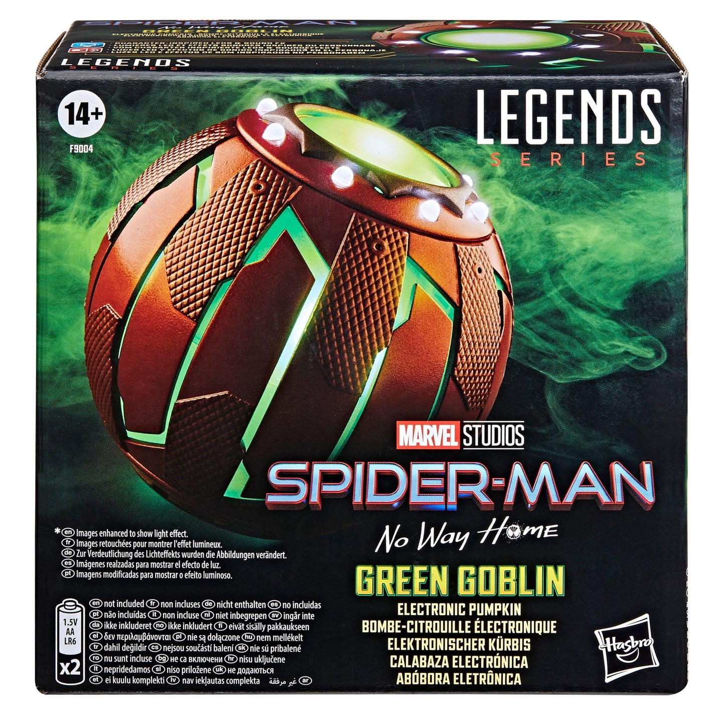 Spider-Man: No Way Home Marvel Legends Roleplay Replica Green Goblin Electronic Pumpkin