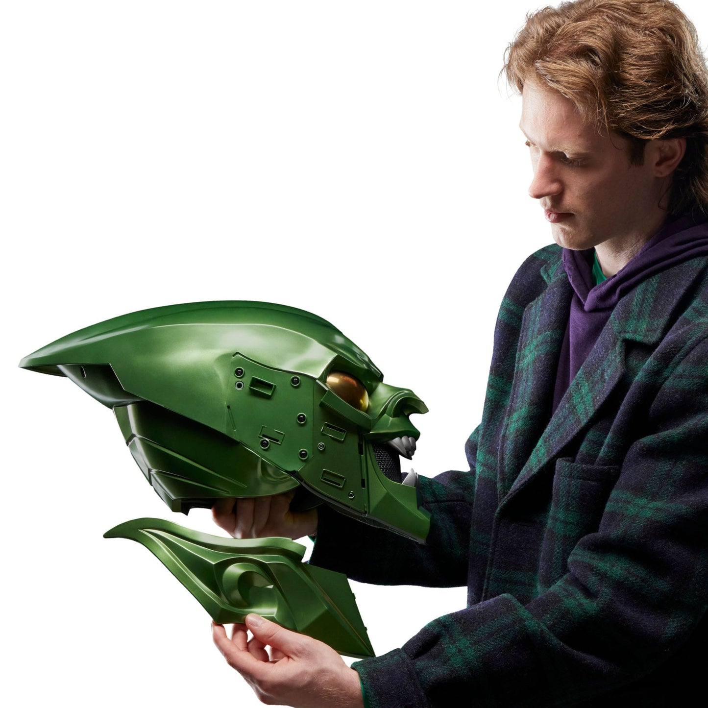 Spider-Man: No Way Home Marvel Legends  Replica Green Goblin Premium Helmet Roleplay