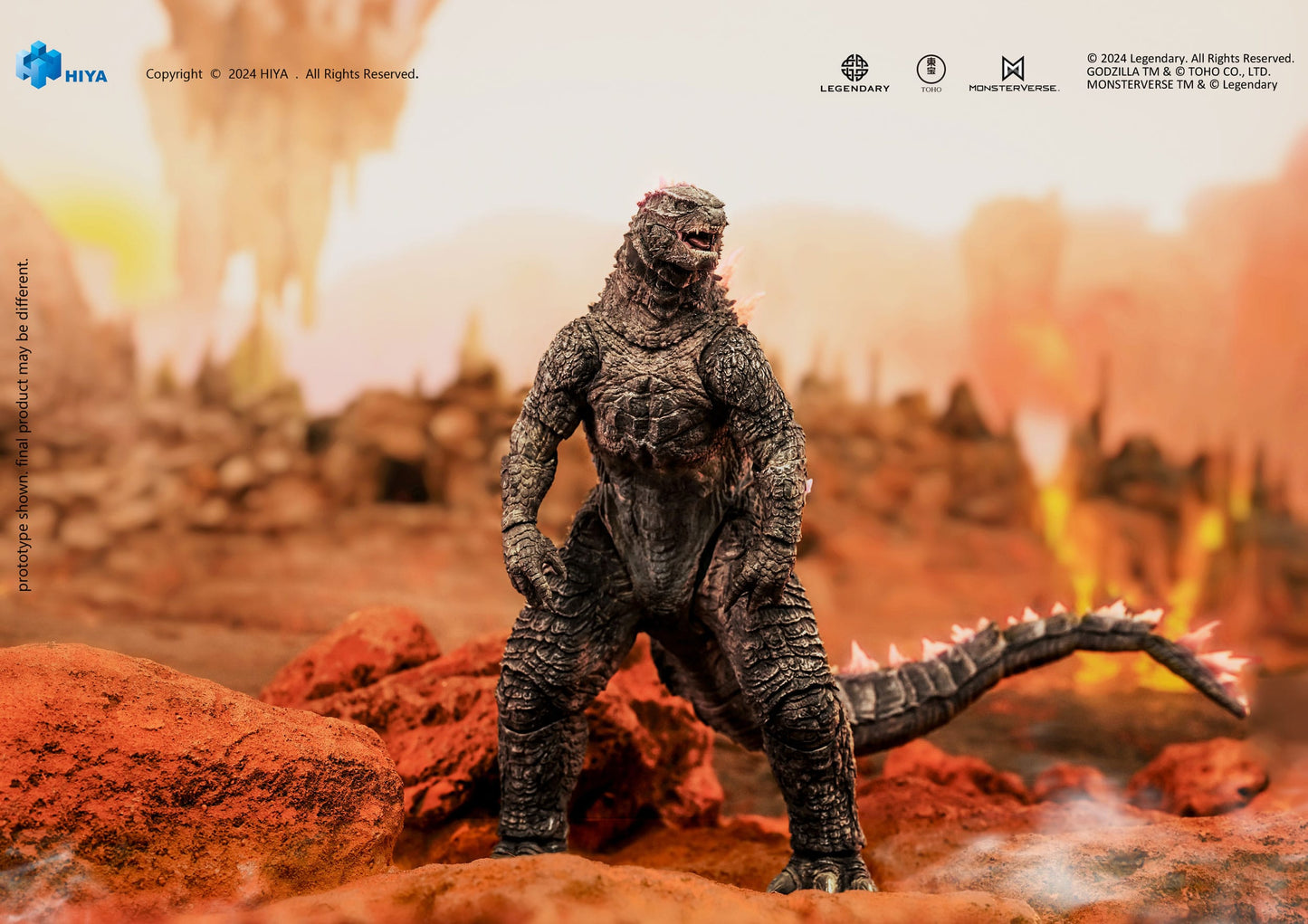 Godzilla x Kong: The New Empire Exquisite Basic Godzilla Evolved Ver. 18 cm Action Figure
