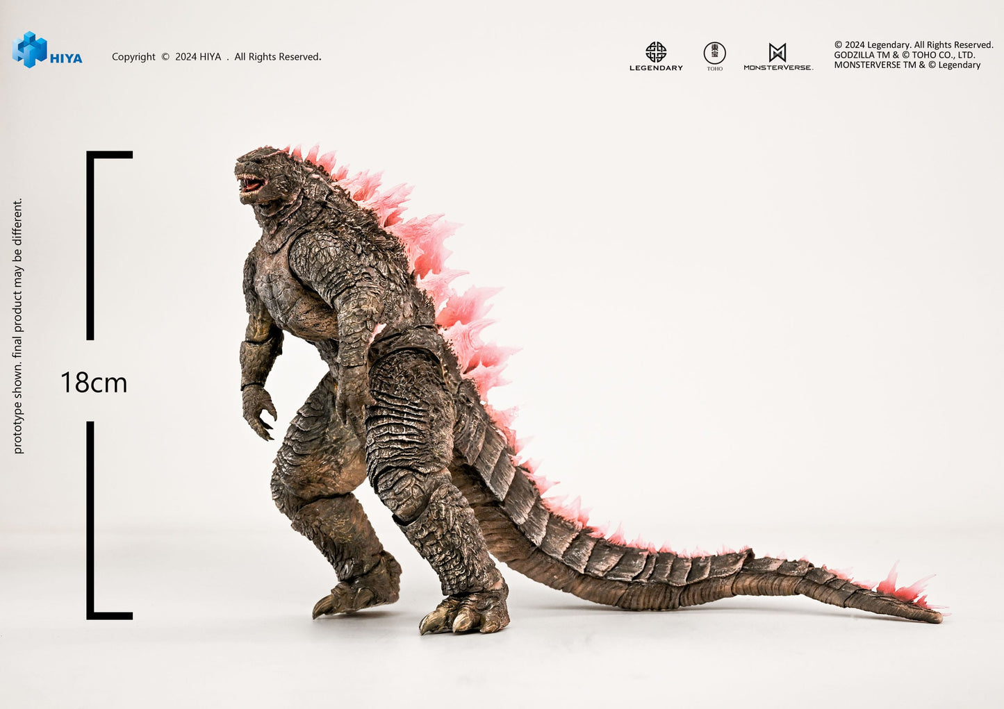 Godzilla x Kong: The New Empire Exquisite Basic Godzilla Evolved Ver. 18 cm Action Figure