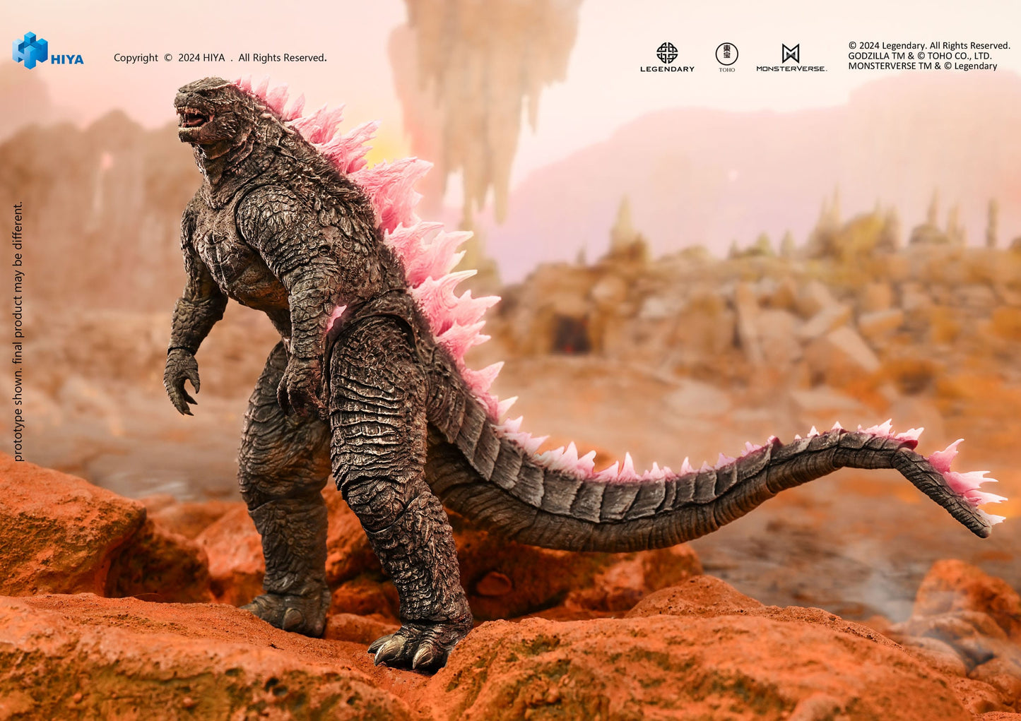 Godzilla x Kong: The New Empire Exquisite Basic Godzilla Evolved Ver. 18 cm Action Figure