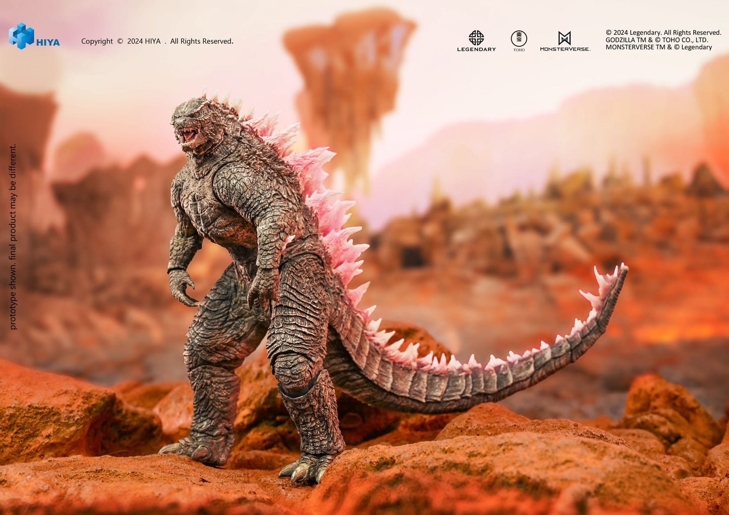 Godzilla x Kong: The New Empire Exquisite Basic Godzilla Evolved Ver. 18 cm Action Figure