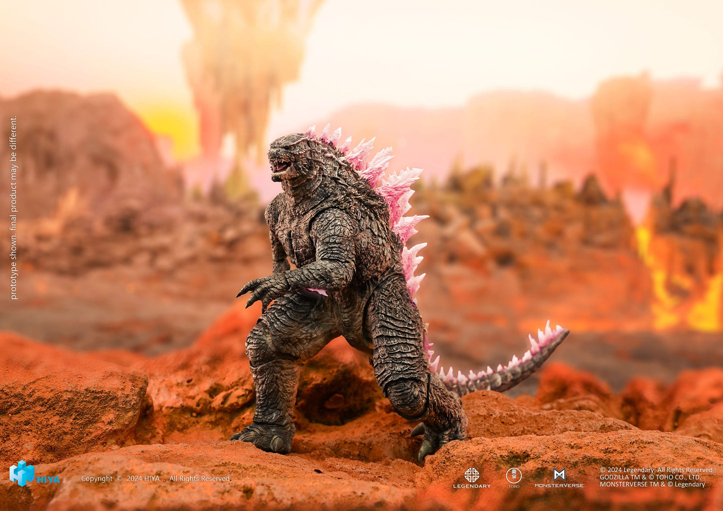 Godzilla x Kong: The New Empire Exquisite Basic Godzilla Evolved Ver. 18 cm Action Figure