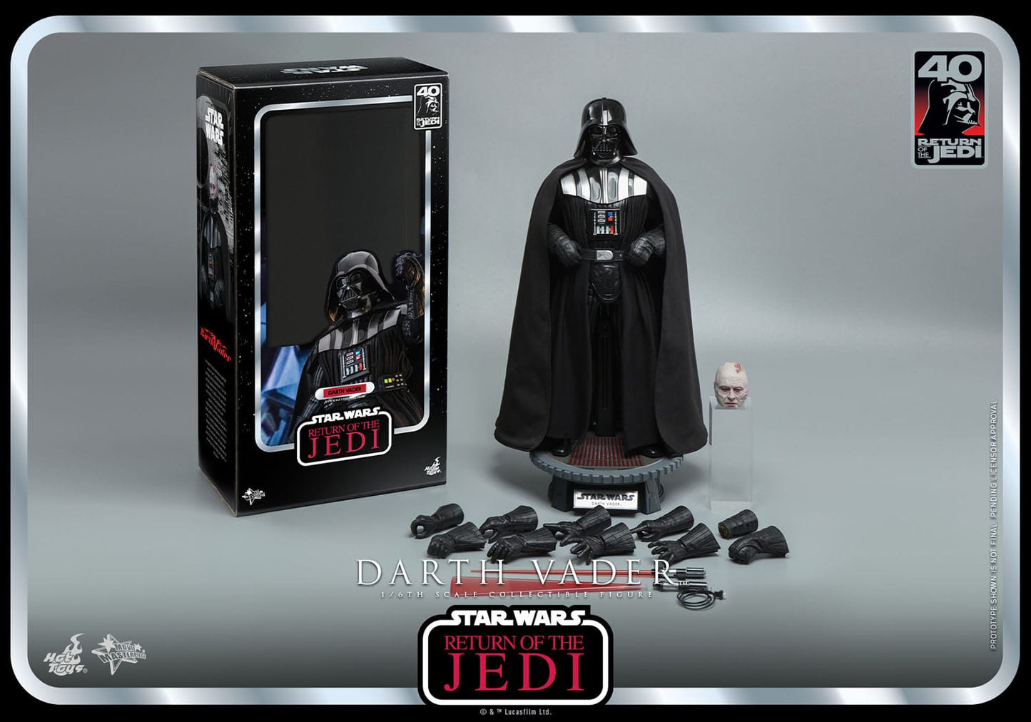 Star Wars: Episode VI 40th Anniversary 1/6 Darth Vader 35 cm