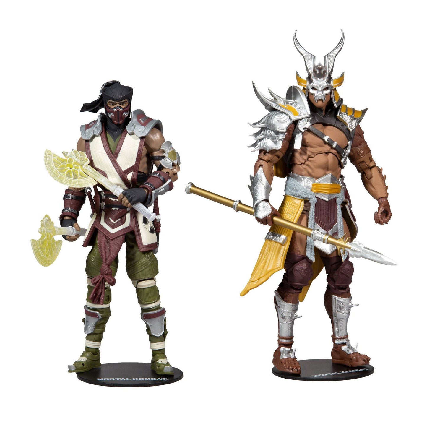 Mortal Kombat Bi-Pack Sub-Zero & Shao Khan 18 cm