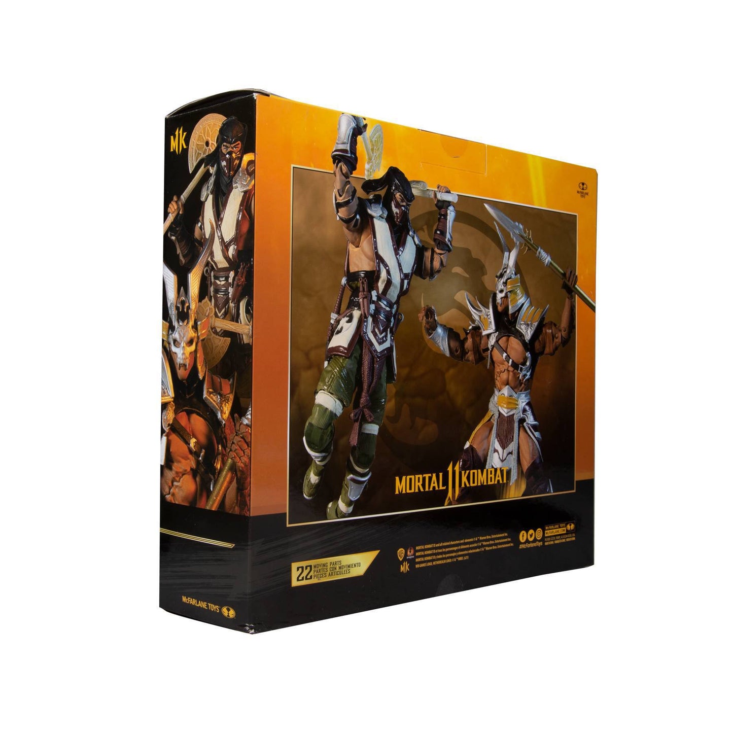 Mortal Kombat Bi-Pack Sub-Zero &amp; Shao Khan 18cm