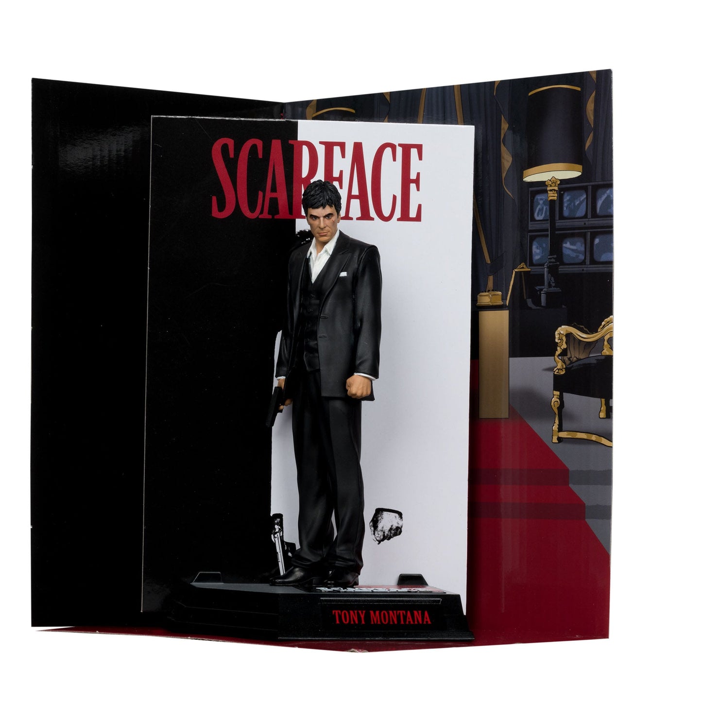Scarface Movie Maniacs PVC Tony Montana 17 cm Statue