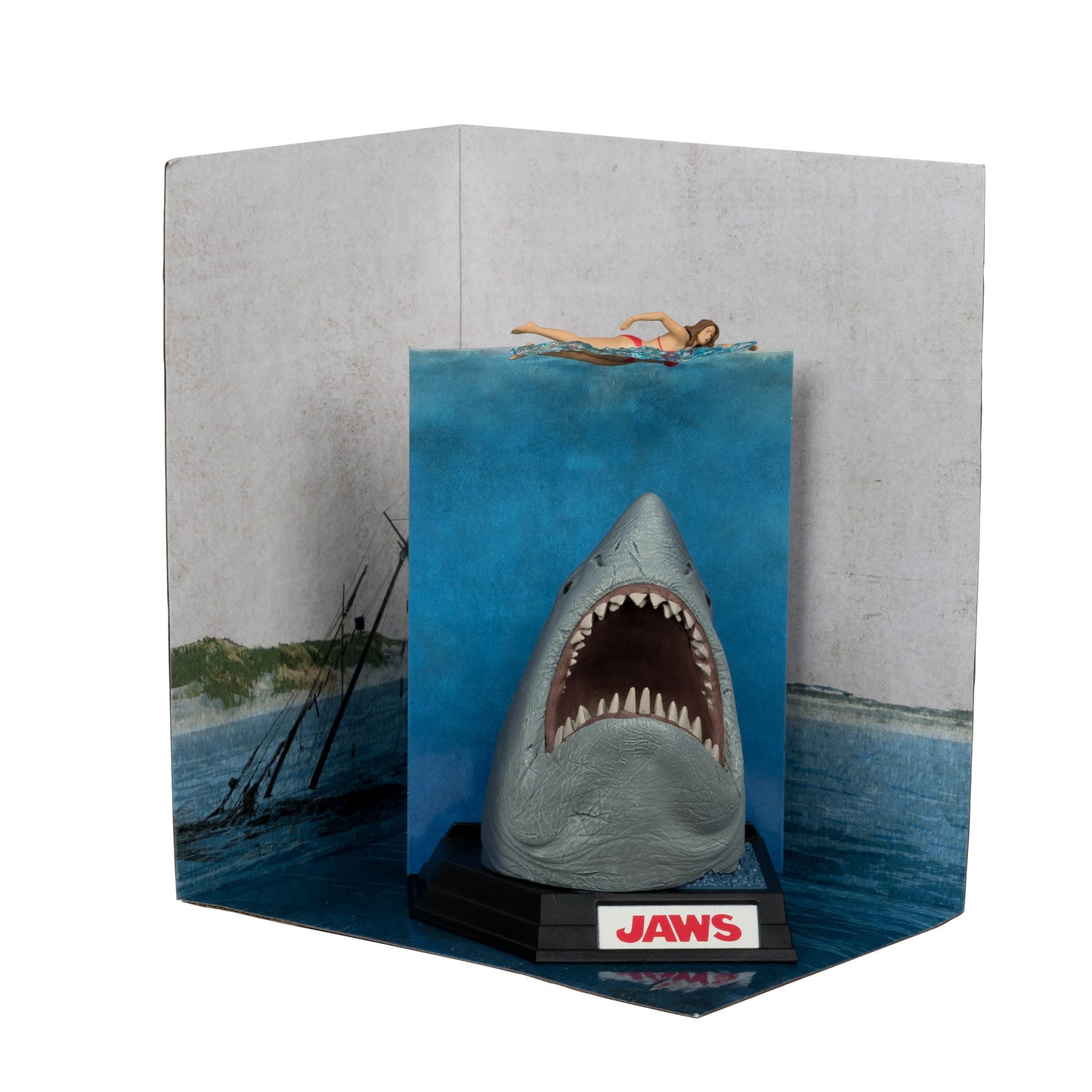 Jaws Movie Maniacs (50th Anniversary) 16 cm Statue
