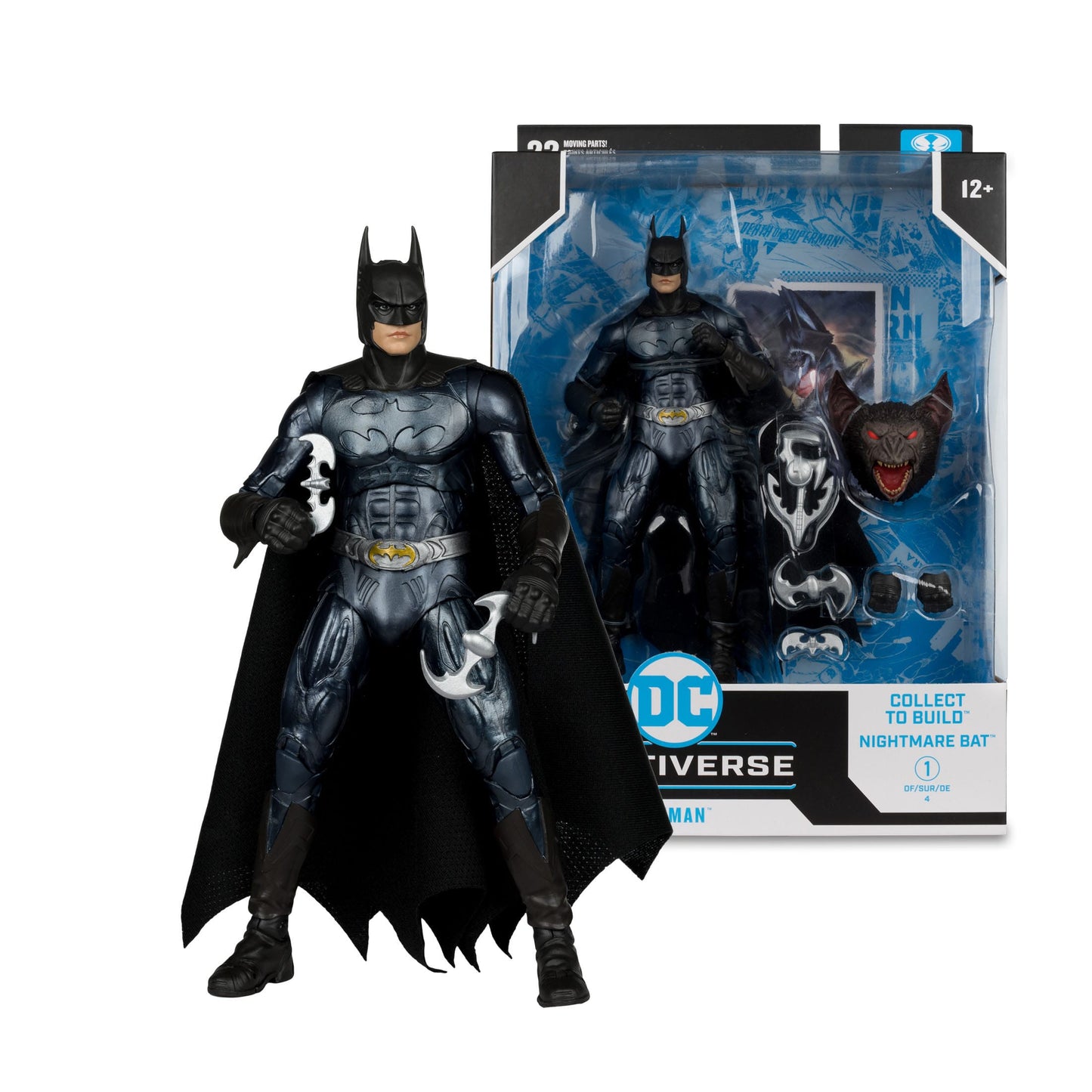 Batman Forever Nightmare Bat (Gold Label) 18 cm DC Build A Megafig Action Figure