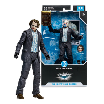DC Multiverse Action Figure The Joker (The Dark Knight) (Bank Robber Variant) (Gold Label) 18 cm