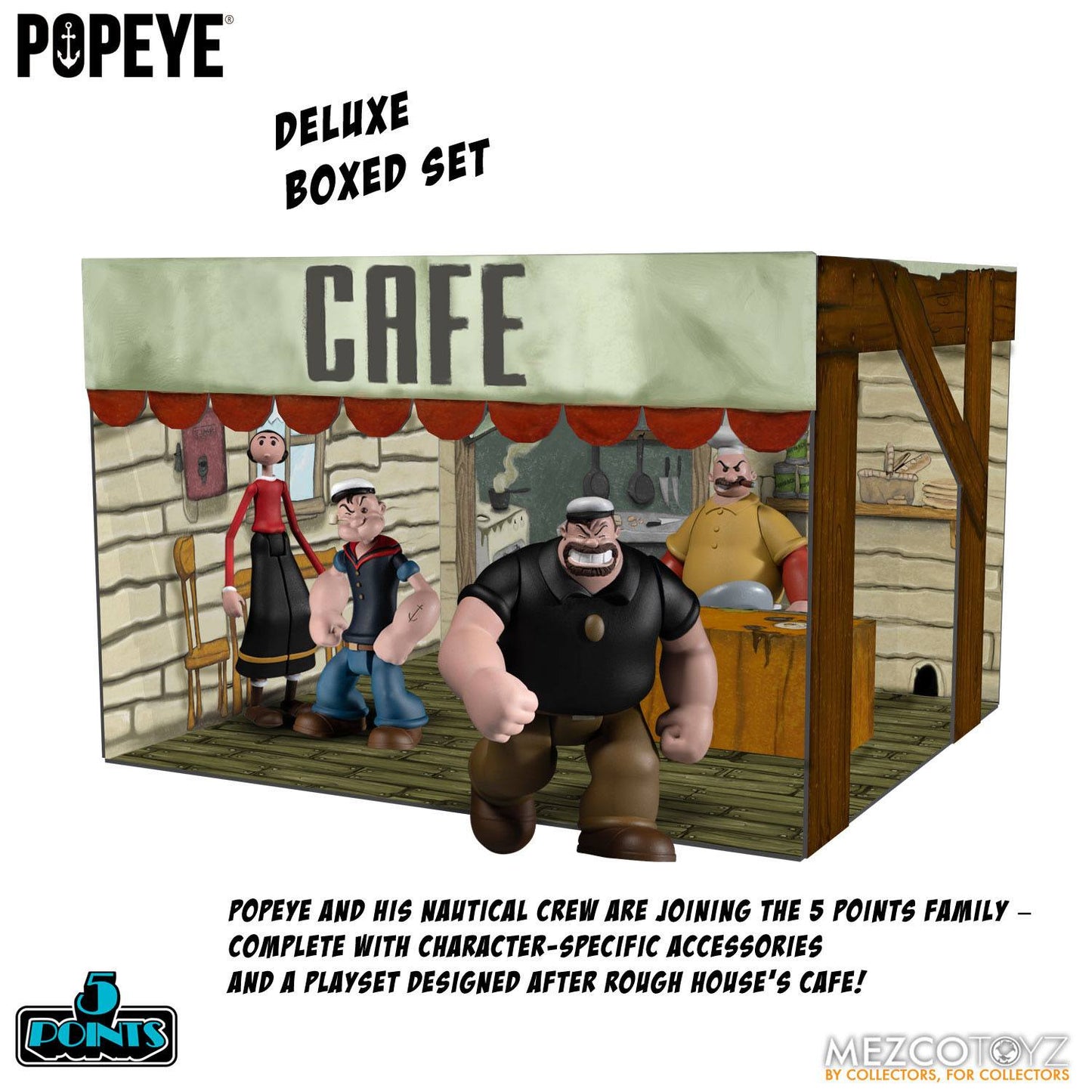 Popeye 5 Points Deluxe Box Set 9 cm