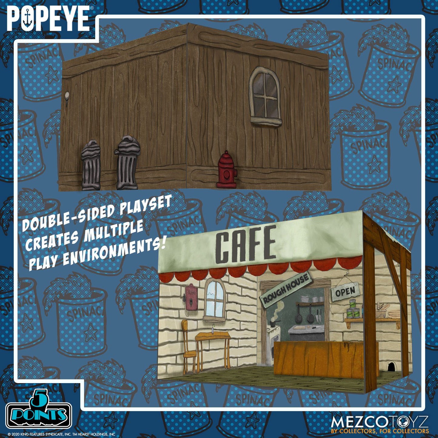 Popeye 5 Points Deluxe Box Set 9 cm